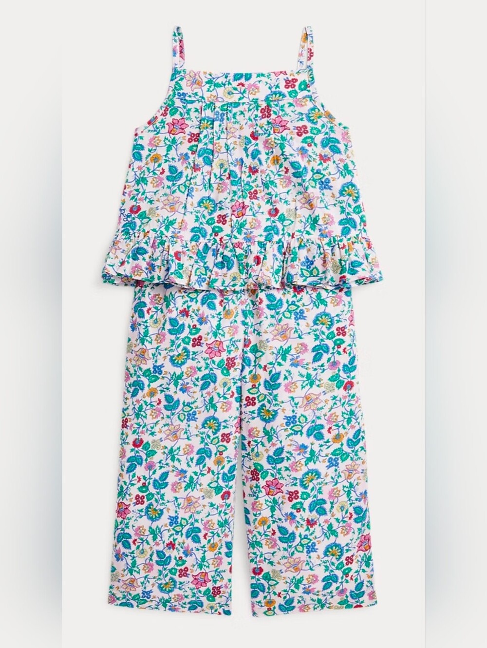 Ralph Lauren Little Girl's & Girl's Floral Cotton Batiste 2-Piece Set